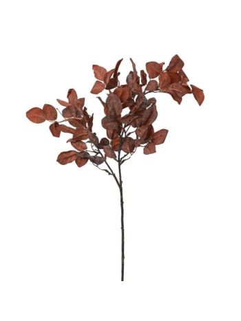 Selyemvirág ág őszi levelekkel műanyag 82 cm barna