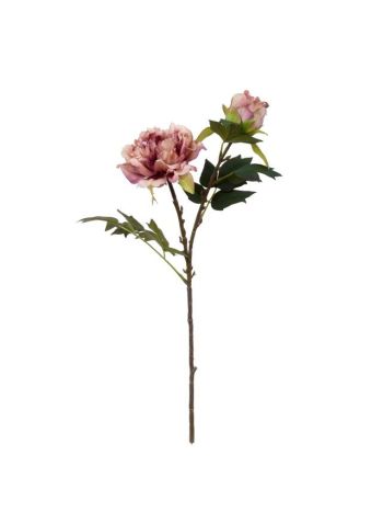 Selyemvirág fodros peonia szálas 52 cm mályva DD61258