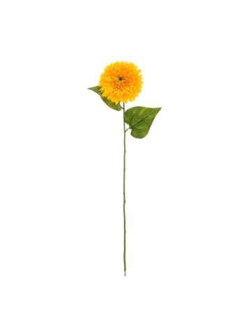 Selyemvirág napraforgó műanyag 69 cm sárga