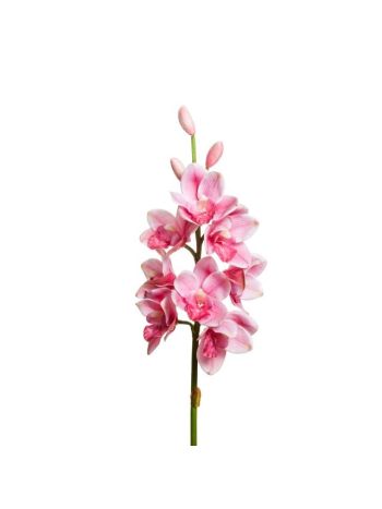 Selyemvirág Orchidea műanyag 77cm fukszia  A2057918