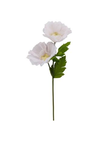 Selyemvirág óriás pipacs 2 virágú XL 40x40x135 cm halvány rózsaszín