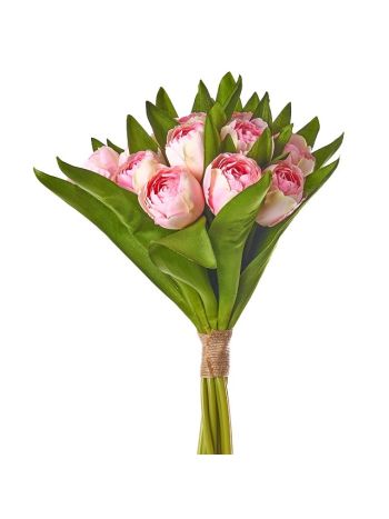 Selyemvirág tulipáncsokor rózsaszín A2976004