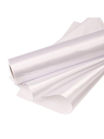 Szatén tekercs 23cm x 10m - Fehér