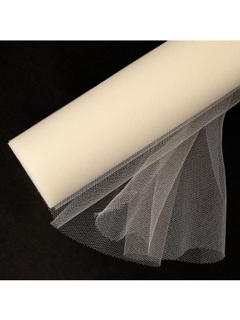 Lágy tüll tekercs 30cm x 20m - Ekrü