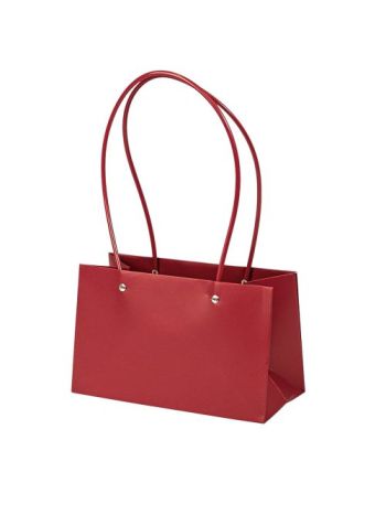 10db. Virág táska 22(h) x 10.5(sz) x 13.5(m) cm - Bordó