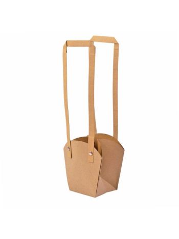 10db. Virág táska 12(h) x 11(sz) x 7(m) cm - Natúr