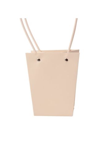 10db. Virág táska 13(h) x 9.5(sz) x 15.5(m) cm - Világos púder