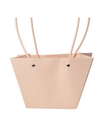 10db. Virág táska 20(h) x 12(sz) x 12(m) cm - Sötét púder