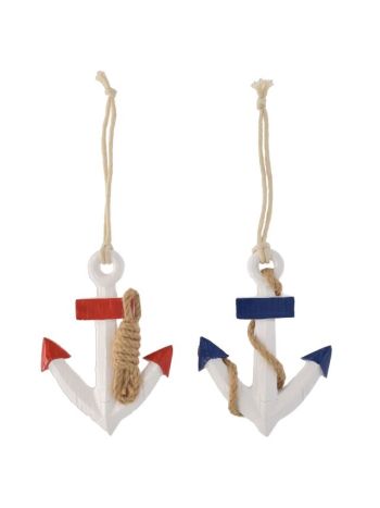 Vasmacska akasztós poly 11-2x8x1cm fehér- kék- piros 2 féle @