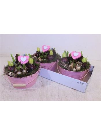 Ö. HYAC 7+ PINK ZINK TÁL SZÍV