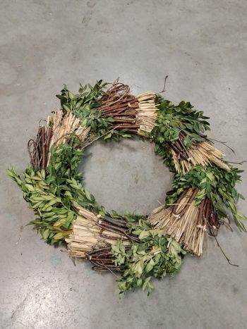 ZZ HU SZALMA-BUXUS KOSZORÚ 25 CM