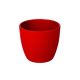 Base kerámia kaspó piros 8cm