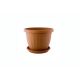 Virágcserép + Alátét Venecia 17cm Terra (24/#_2304/rkl)