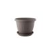Virágcserép + Alátét Venecia 20cm Mokka (24/#_1440/rkl)