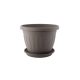 Virágcserép + Alátét Venecia 45cm Mokka (12/#_72/rkl)