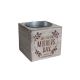 Mécsestartó Anyáknapi 140-W-555 - (13*13)*12Hcm Cink Belső:D10.5*10H*D8cm (45/#)