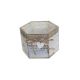 Kaspó Fából 6 Szög 140-W-603/S - D14*H11cm (40/#)