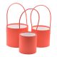 PAPÍRDOBOZ 3 DB 1/45 12x12; 14x13; 15-5x13-5 cm PIROS