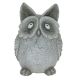 Kaspó bagoly kerámia 22-5x23x31-5 cm szürke